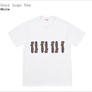 Supreme Gonz logo tee white